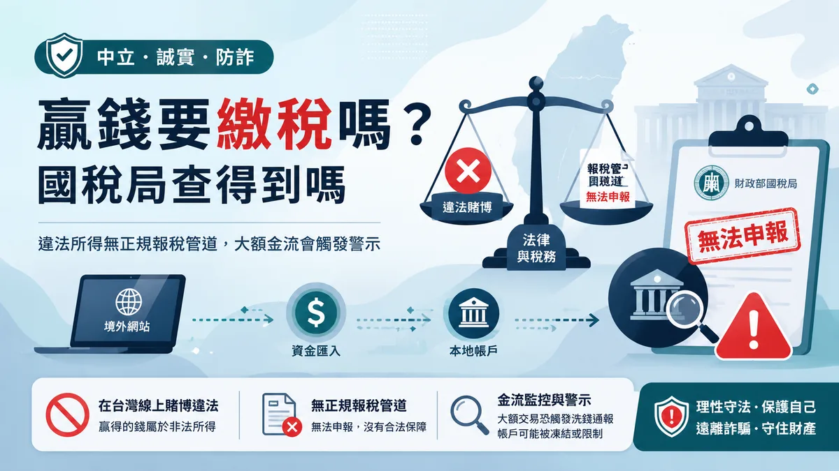 娛樂城贏錢要繳稅嗎?國稅局查得到嗎
